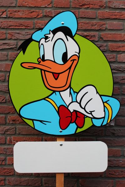 Geboortebord Donald Duck